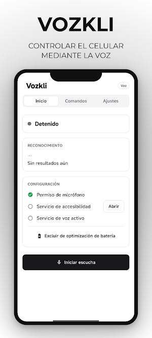 VOZKLI Control Screenshot 0