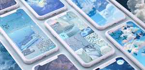 Blue Aesthetic Wallpapers Screenshot 0
