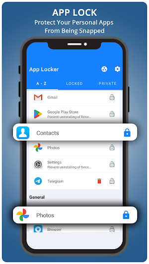 AppLocker audio, photo & video Screenshot 1
