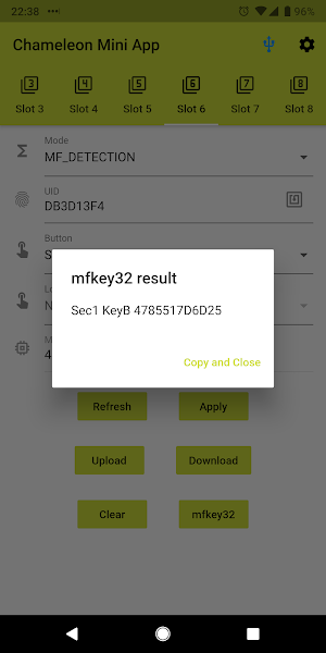 Chameleon Mini App Screenshot 2