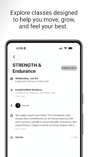 bodyCHURCH Wellness Screenshot 3