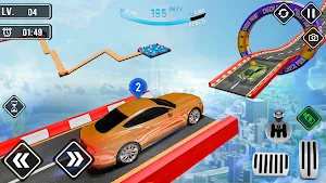 Mega Ramps - Car Stunt Race Screenshot 2