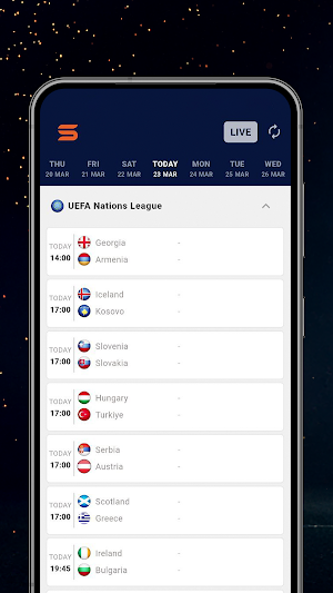 Sports Interaction Live Scores Screenshot 0