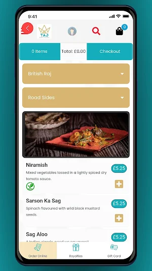 Taj Street Kitchen Screenshot 3