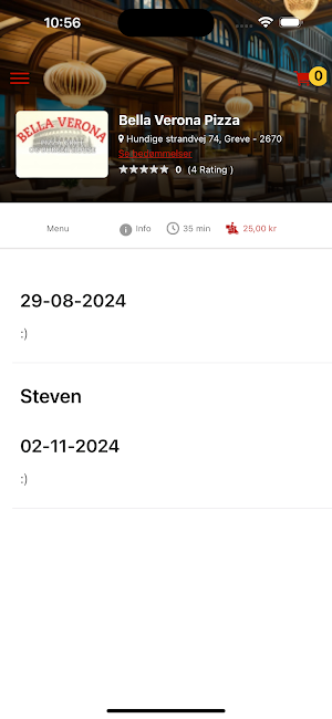 Bella Verona Pizza Screenshot 2