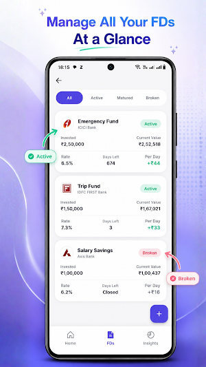 Daily FD Tracker & Calculator Screenshot 3