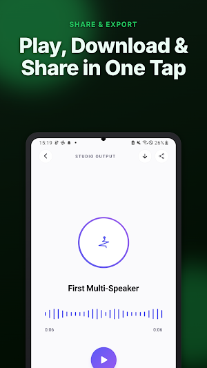 AI Multi Speaker TTS: Voices Screenshot 1