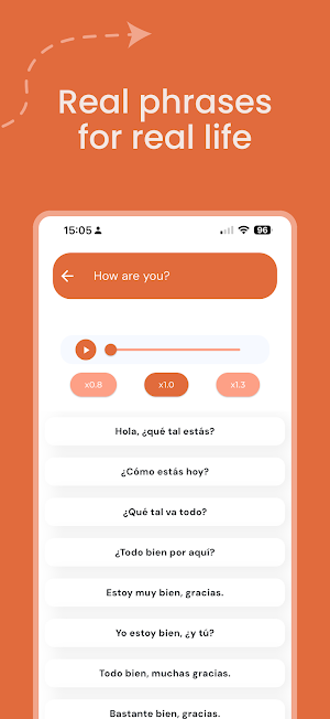 PhraseFly - Learn Spanish Screenshot 2