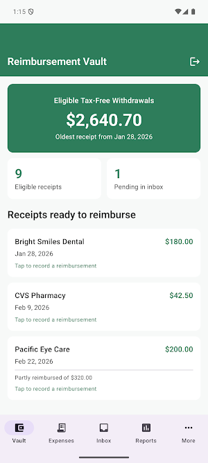 HSA Tracker Screenshot 0