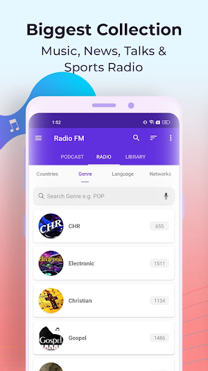 Radio Universal-5000+ Stations Screenshot 0