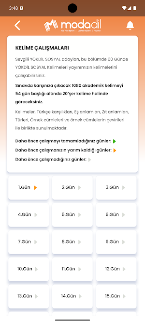 YÖKDİL SOSYAL Kelimeleri Screenshot 1