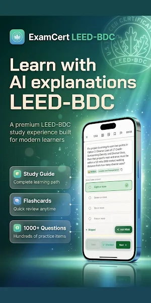 LEED-BD+C Prep 2026 ® ExamCert Screenshot 2