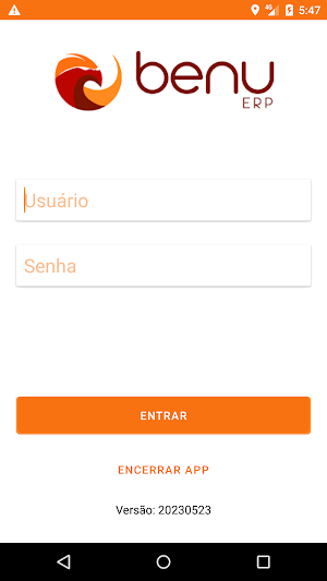 Benu ERP Mobile Screenshot 0