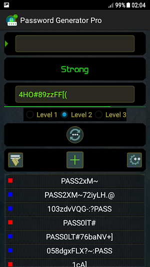 Strong Password Generator Screenshot 1