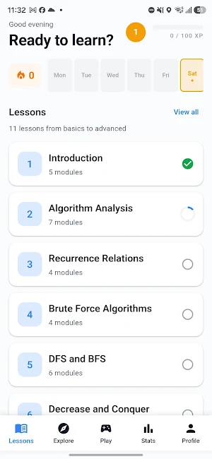 Algoplay: Learn Algorithms Screenshot 0