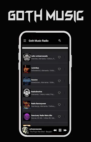 Goth Music Radio Screenshot 1