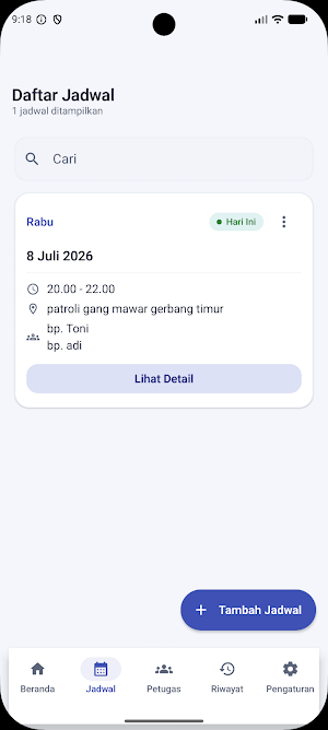 Jadwal siskamling Screenshot 2