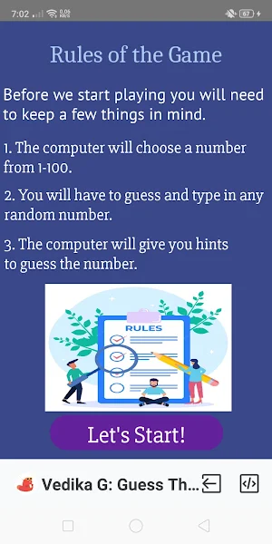 Guess The Number App Screenshot 1