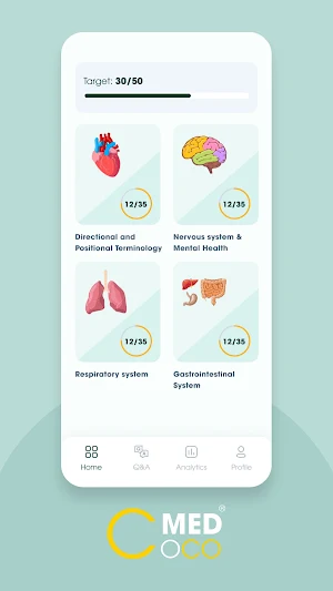 CocoMed Medical Flashcards Screenshot 0