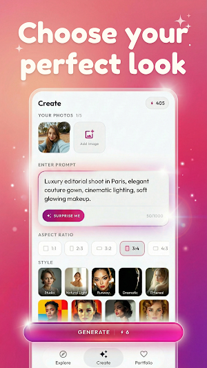 SelfAI: AI Photo Studio Editor Screenshot 1