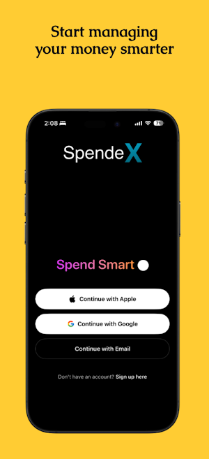 Spendex Budget Planner Screenshot 2