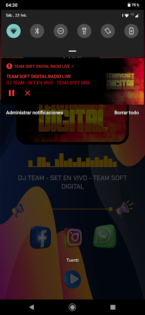 TEAM SOFT DIGITAL RADIO LIVE Screenshot 1