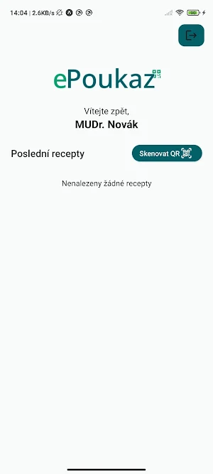 ePoukaz Screenshot 1