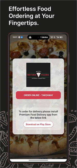 Bella's Trattoria Pizzeria Screenshot 0