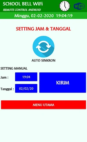 REMOTE BELL SEKOLAH WIFI Screenshot 1