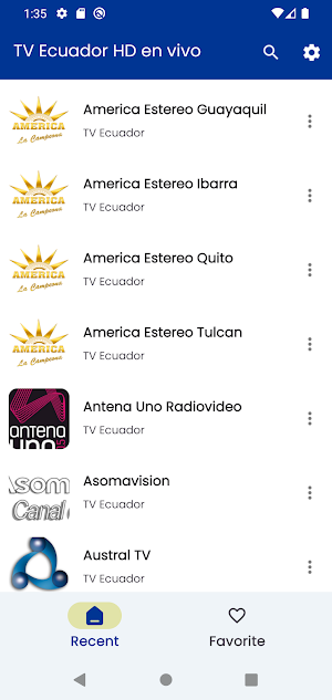 TV Ecuador HD en vivo Screenshot 1
