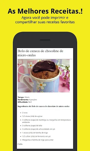 Receitas Bolo de Caneca Screenshot 1