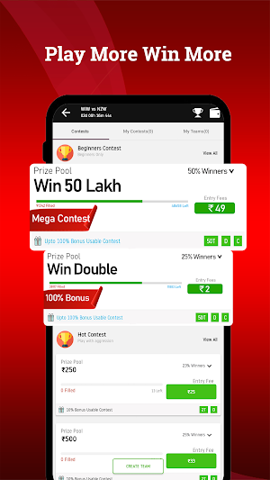 Fantasy Cricket - 99Battles Screenshot 1