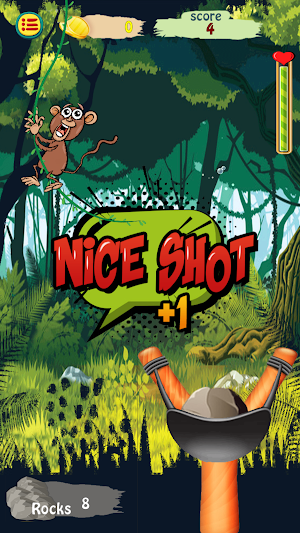 Monkey Master Slingshot: The monkey Game Screenshot 1