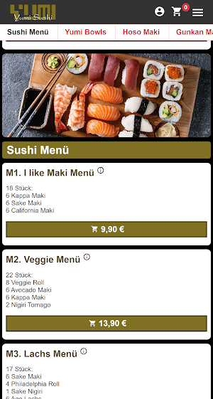 Yumi Sushi Screenshot 1