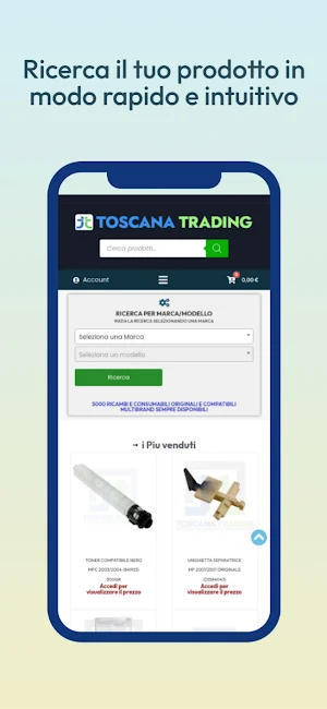 Toscana Trading WebAPP Screenshot 0