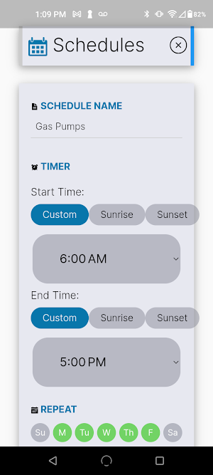 BlueSpring Controls Screenshot 0