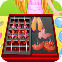 Girls Games cooking barbecue