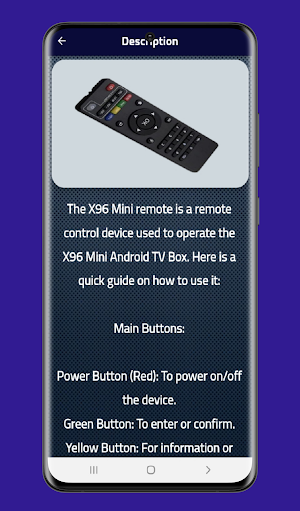 X96 Mini Remote Guide Screenshot 1