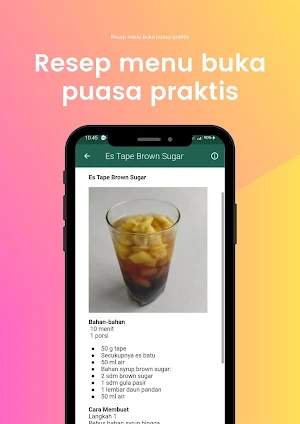Resep menu buka puasa praktis Screenshot 0