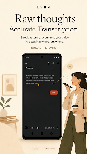 Lven Cloud: Voice to Text Screenshot 0