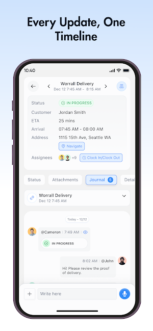Arrivy Beta Screenshot 1