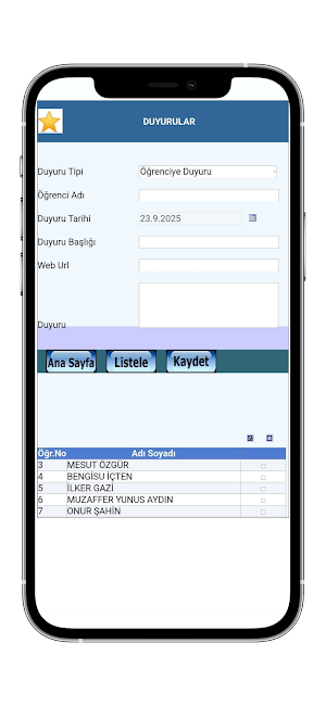 EBOS ÖĞRETMEN Screenshot 2