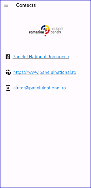 Panelul Național Românesc Screenshot 2