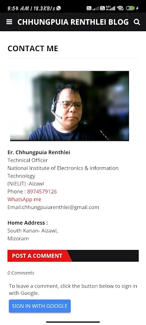 Chhungpuia Blog Screenshot 3