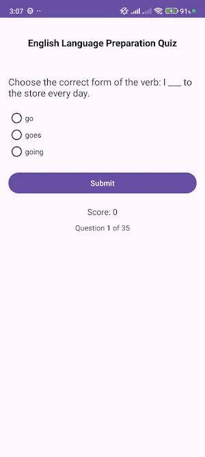 English Language Preparation Screenshot 2