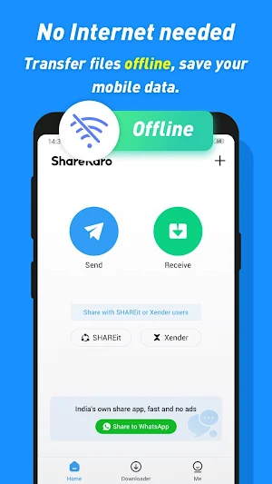 IndiaShare Lite: File Transfer Screenshot 3