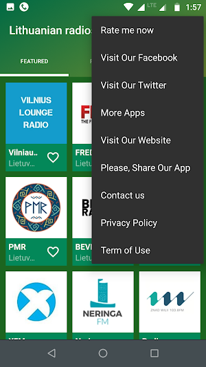 LT Radios: Lithuanian Radios Screenshot 1