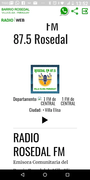 Radio Rosedal FM 87.5 Screenshot 1