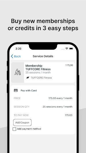 TUFFCORE Fitness Screenshot 1