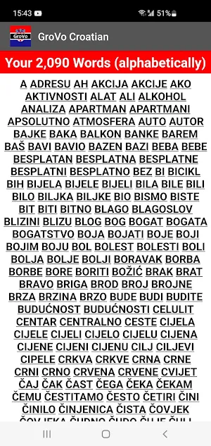 GroVo Croatian Screenshot 2